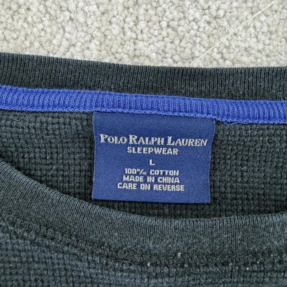 Polo Ralph Lauren Sleepwear Black Knit Mens‎ Size Large